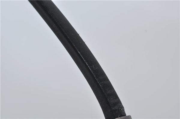 Authentic GUCCI Vintage Shoulder Hand Bag Purse Leather 0013167 Black 2773E