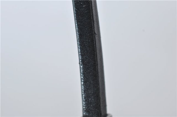 Authentic GUCCI Vintage Shoulder Hand Bag Purse Leather 0013167 Black 2773E