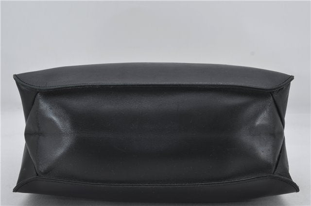 Authentic GUCCI Vintage Shoulder Hand Bag Purse Leather 0013167 Black 2773E