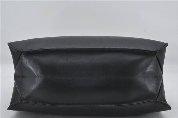 Authentic GUCCI Vintage Shoulder Hand Bag Purse Leather 0013167 Black 2773E