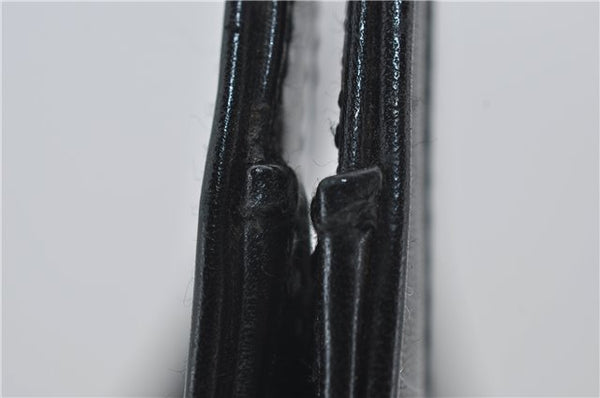 Authentic GUCCI Vintage Shoulder Hand Bag Purse Leather 0013167 Black 2773E