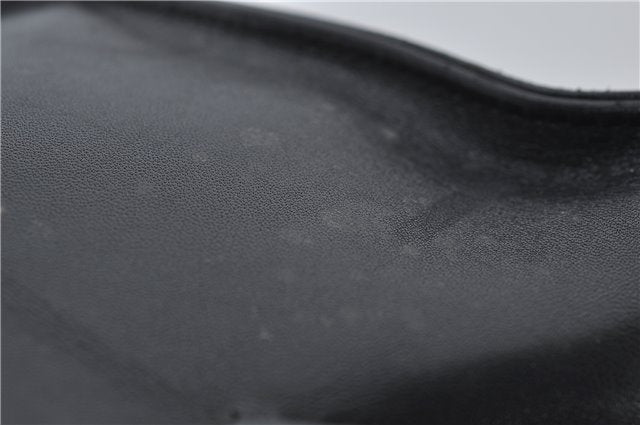 Authentic GUCCI Vintage Shoulder Hand Bag Purse Leather 0013167 Black 2773E