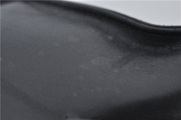 Authentic GUCCI Vintage Shoulder Hand Bag Purse Leather 0013167 Black 2773E