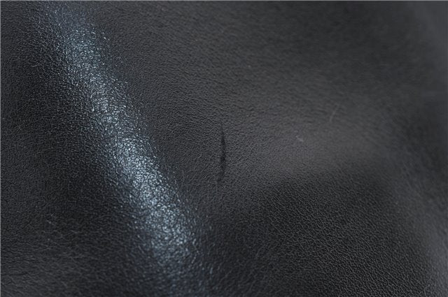 Authentic GUCCI Vintage Shoulder Hand Bag Purse Leather 0013167 Black 2773E