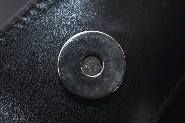 Authentic GUCCI Vintage Shoulder Hand Bag Purse Leather 0013167 Black 2773E