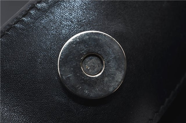 Authentic GUCCI Vintage Shoulder Hand Bag Purse Leather 0013167 Black 2773E