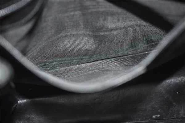 Authentic GUCCI Vintage Shoulder Hand Bag Purse Leather 0013167 Black 2773E