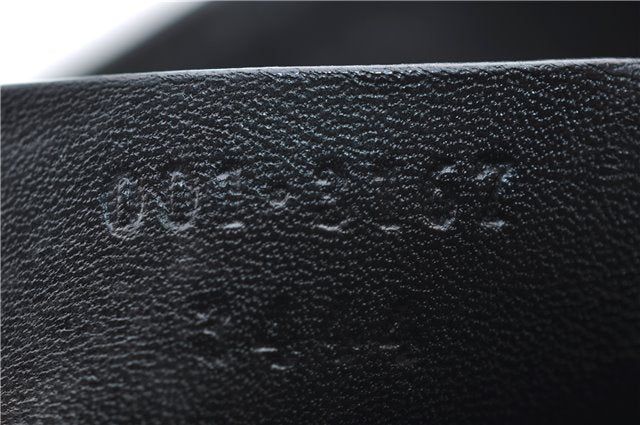 Authentic GUCCI Vintage Shoulder Hand Bag Purse Leather 0013167 Black 2773E