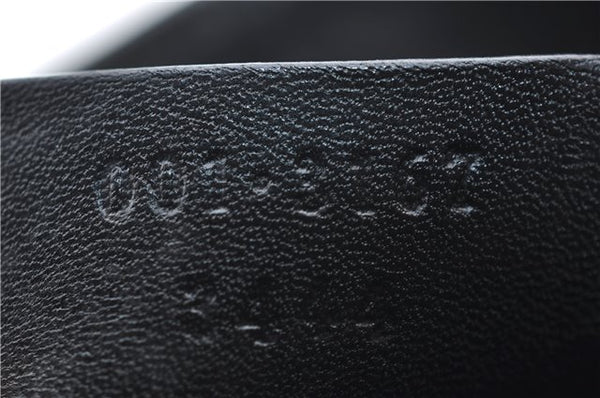 Authentic GUCCI Vintage Shoulder Hand Bag Purse Leather 0013167 Black 2773E