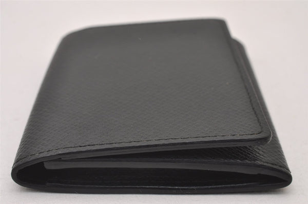 Auth Louis Vuitton Taiga Enveloppe Cartes de Visite Card Case M30922 Black 2773I