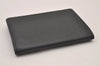 Auth Louis Vuitton Taiga Enveloppe Cartes de Visite Card Case M30922 Black 2773I