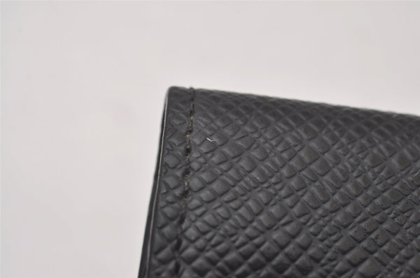 Auth Louis Vuitton Taiga Enveloppe Cartes de Visite Card Case M30922 Black 2773I