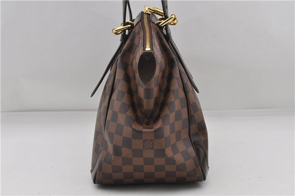 Authentic Louis Vuitton Damier Verona MM Shoulder Boston Bag N41118 LV 2774D