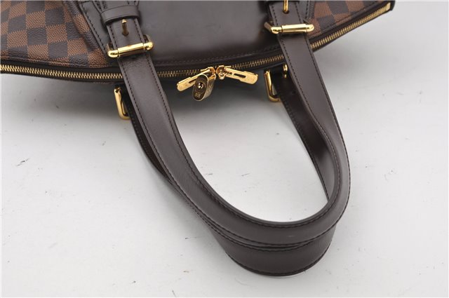 Authentic Louis Vuitton Damier Verona MM Shoulder Boston Bag N41118 LV 2774D