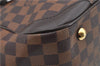 Authentic Louis Vuitton Damier Verona MM Shoulder Boston Bag N41118 LV 2774D