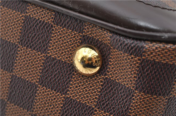 Authentic Louis Vuitton Damier Verona MM Shoulder Boston Bag N41118 LV 2774D