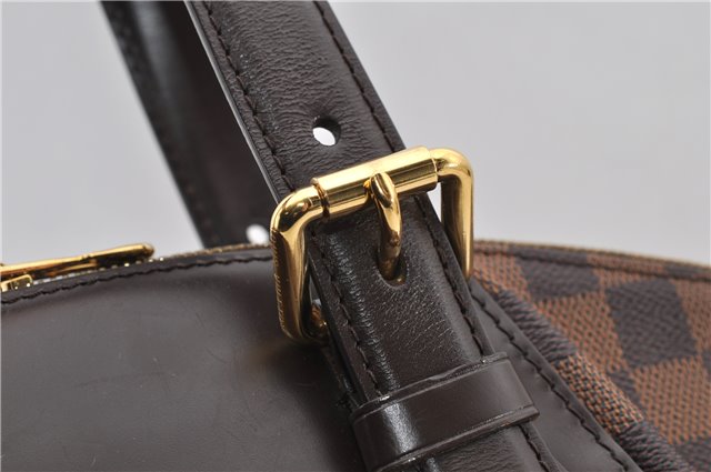 Authentic Louis Vuitton Damier Verona MM Shoulder Boston Bag N41118 LV 2774D