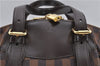 Authentic Louis Vuitton Damier Verona MM Shoulder Boston Bag N41118 LV 2774D