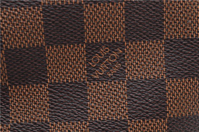 Authentic Louis Vuitton Damier Verona MM Shoulder Boston Bag N41118 LV 2774D