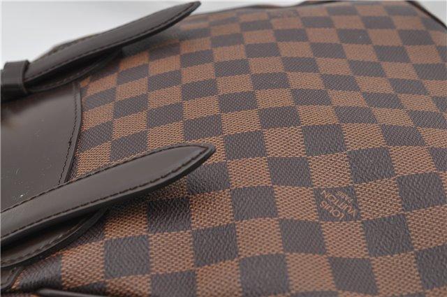 Authentic Louis Vuitton Damier Verona MM Shoulder Boston Bag N41118 LV 2774D