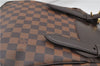 Authentic Louis Vuitton Damier Verona MM Shoulder Boston Bag N41118 LV 2774D