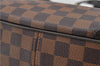 Authentic Louis Vuitton Damier Verona MM Shoulder Boston Bag N41118 LV 2774D