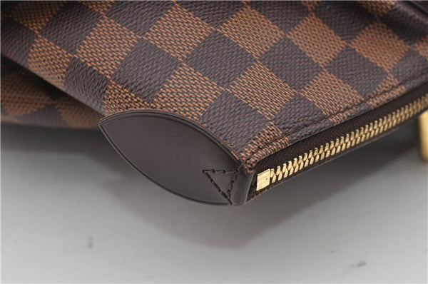 Authentic Louis Vuitton Damier Verona MM Shoulder Boston Bag N41118 LV 2774D