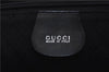 Authentic GUCCI Bamboo Vintage Shoulder Hand Bag Nylon Leather Black 2774E
