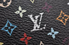 Auth Louis Vuitton Monogram Multicolor Pochette GM Pouch Black M60030 LV 2774I
