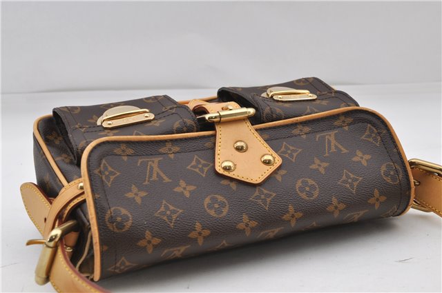 Authentic Louis Vuitton Monogram Hudson PM Shoulder Bag M40027 LV 2775D
