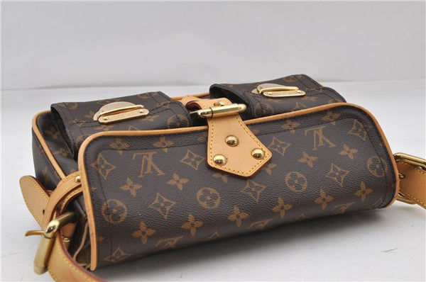 Authentic Louis Vuitton Monogram Hudson PM Shoulder Bag M40027 LV 2775D