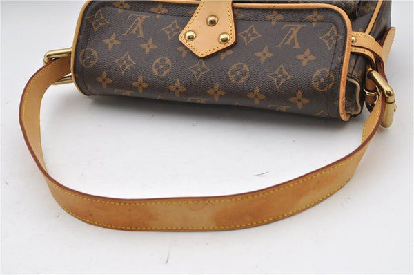 Authentic Louis Vuitton Monogram Hudson PM Shoulder Bag M40027 LV 2775D