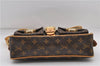 Authentic Louis Vuitton Monogram Hudson PM Shoulder Bag M40027 LV 2775D