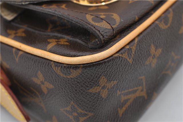 Authentic Louis Vuitton Monogram Hudson PM Shoulder Bag M40027 LV 2775D