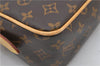Authentic Louis Vuitton Monogram Hudson PM Shoulder Bag M40027 LV 2775D