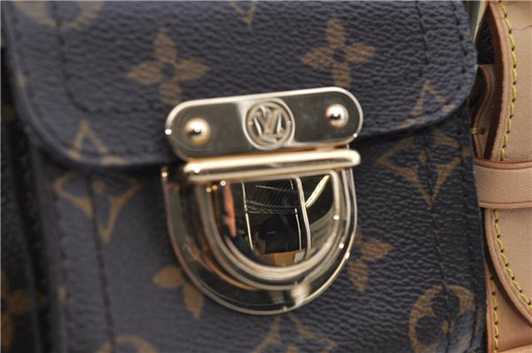 Authentic Louis Vuitton Monogram Hudson PM Shoulder Bag M40027 LV 2775D