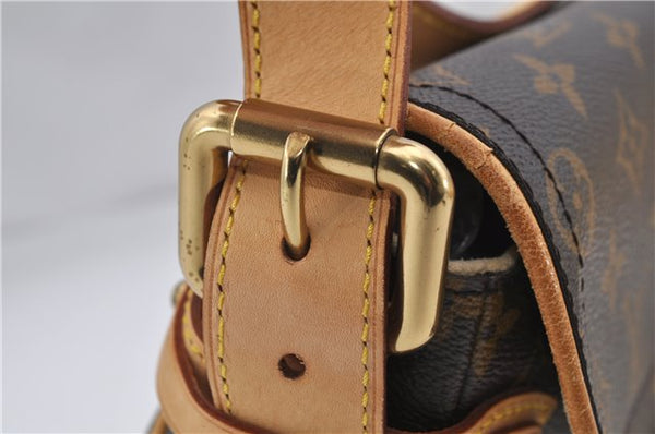 Authentic Louis Vuitton Monogram Hudson PM Shoulder Bag M40027 LV 2775D