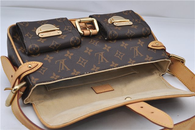 Authentic Louis Vuitton Monogram Hudson PM Shoulder Bag M40027 LV 2775D