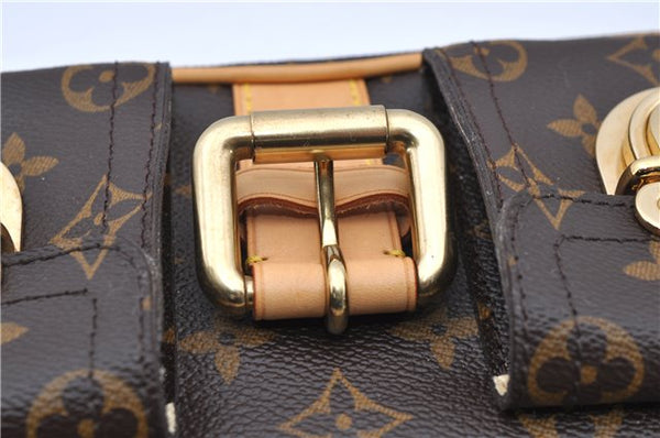 Authentic Louis Vuitton Monogram Hudson PM Shoulder Bag M40027 LV 2775D