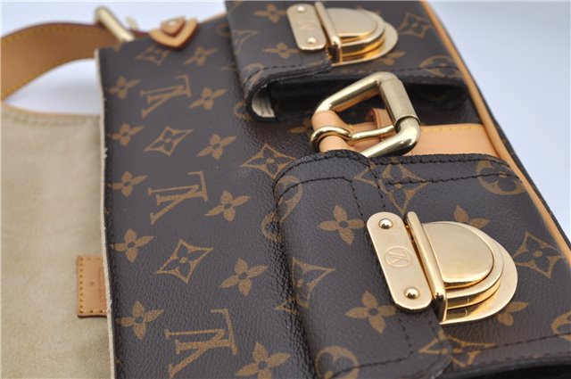 Authentic Louis Vuitton Monogram Hudson PM Shoulder Bag M40027 LV 2775D