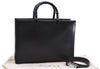 Authentic GUCCI Bamboo 2Way Shoulder Tote Bag Leather 0021034 Black 2775E