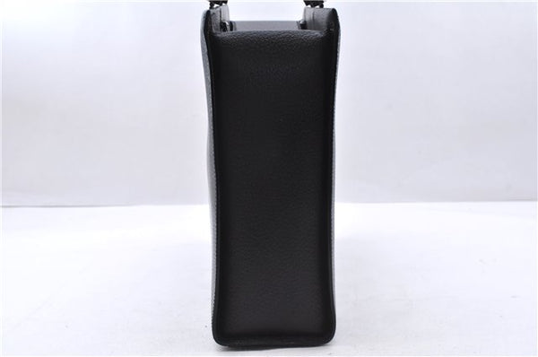 Authentic GUCCI Bamboo 2Way Shoulder Tote Bag Leather 0021034 Black 2775E