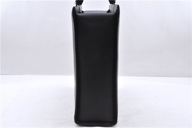 Authentic GUCCI Bamboo 2Way Shoulder Tote Bag Leather 0021034 Black 2775E