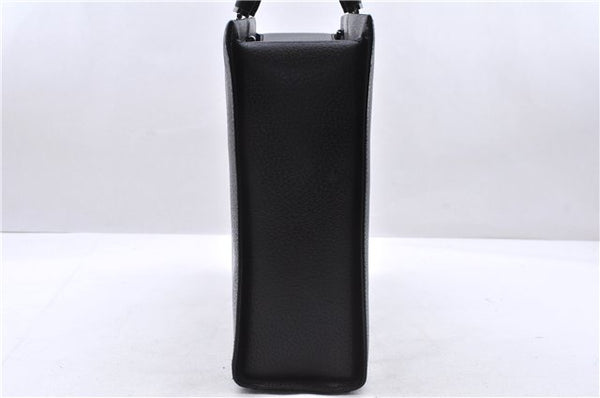 Authentic GUCCI Bamboo 2Way Shoulder Tote Bag Leather 0021034 Black 2775E