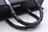 Authentic GUCCI Bamboo 2Way Shoulder Tote Bag Leather 0021034 Black 2775E