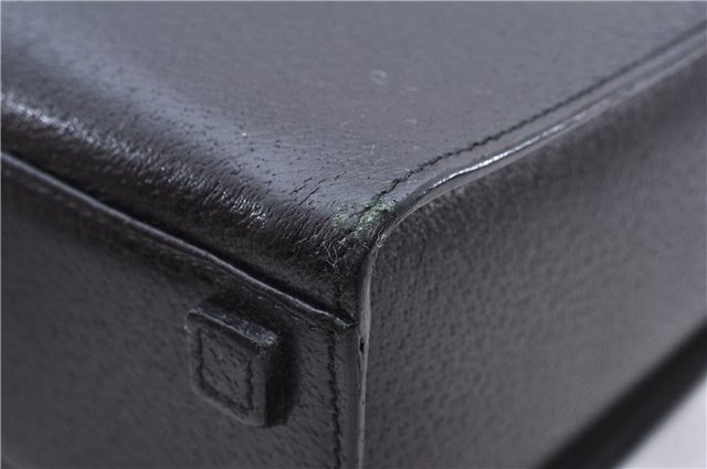 Authentic GUCCI Bamboo 2Way Shoulder Tote Bag Leather 0021034 Black 2775E