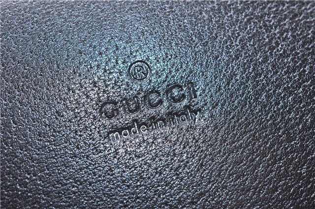 Authentic GUCCI Bamboo 2Way Shoulder Tote Bag Leather 0021034 Black 2775E