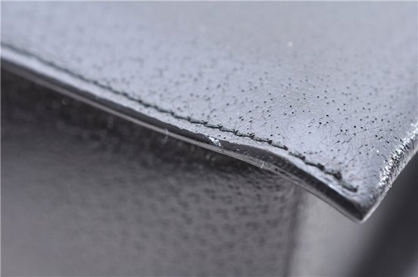 Authentic GUCCI Bamboo 2Way Shoulder Tote Bag Leather 0021034 Black 2775E