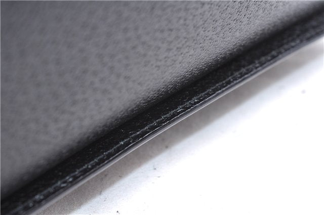 Authentic GUCCI Bamboo 2Way Shoulder Tote Bag Leather 0021034 Black 2775E