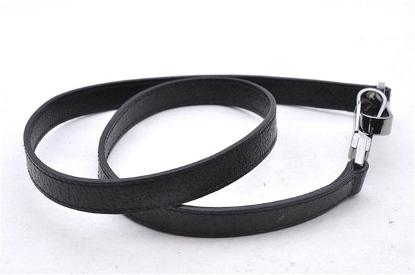 Authentic GUCCI Bamboo 2Way Shoulder Tote Bag Leather 0021034 Black 2775E